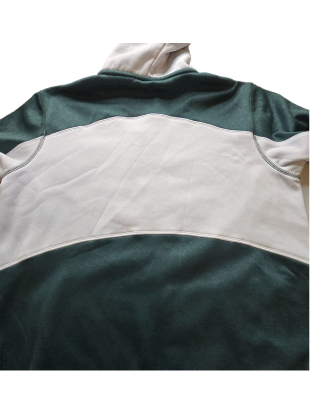 Michigan State Spartans Colosseum Full Zip Hoodie Jacket Mens M Green White - Picture 5 of 11